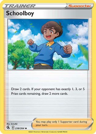 Schoolboy 238/264 SWSH08 Fusion Strike - Uncommon
