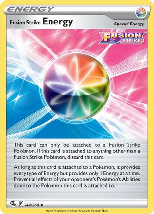Fusion Strike Energy 244/264 SWSH08 Fusion Strike - Uncommon