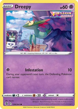 Dreepy 128/264 SWSH08 Fusion Strike - Common