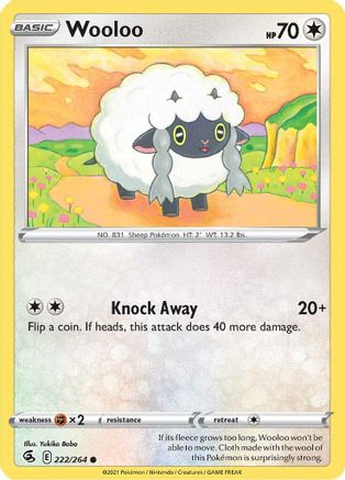Wooloo (222) 222/264 SWSH08 Fusion Strike - Common