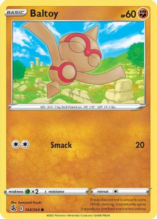 Baltoy 144/264 SWSH08 Fusion Strike - Common