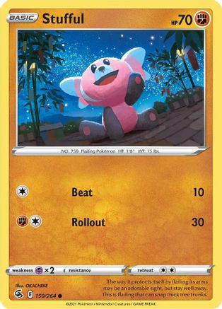 Stufful 150/264 SWSH08 Fusion Strike - Common