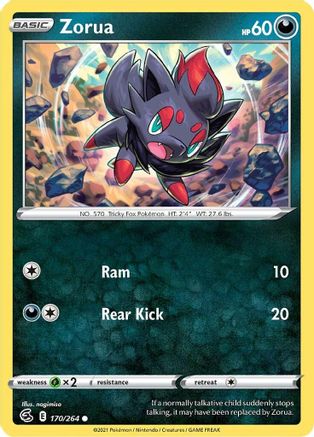 Zorua 170/264 SWSH08 Fusion Strike - Common