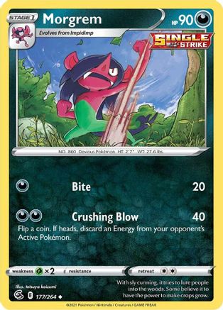 Morgrem 177/264 SWSH08 Fusion Strike - Uncommon