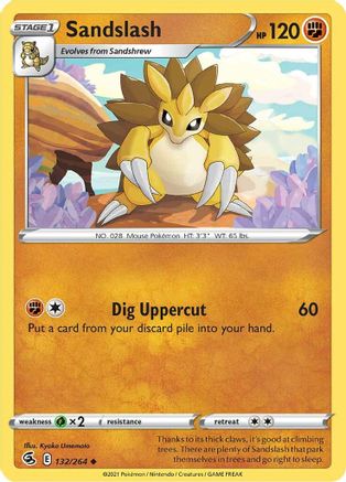 Sandslash 132/264 SWSH08 Fusion Strike - Uncommon