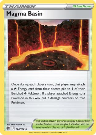 Magma Basin 144/172 SWSH09 Brilliant Stars - Uncommon