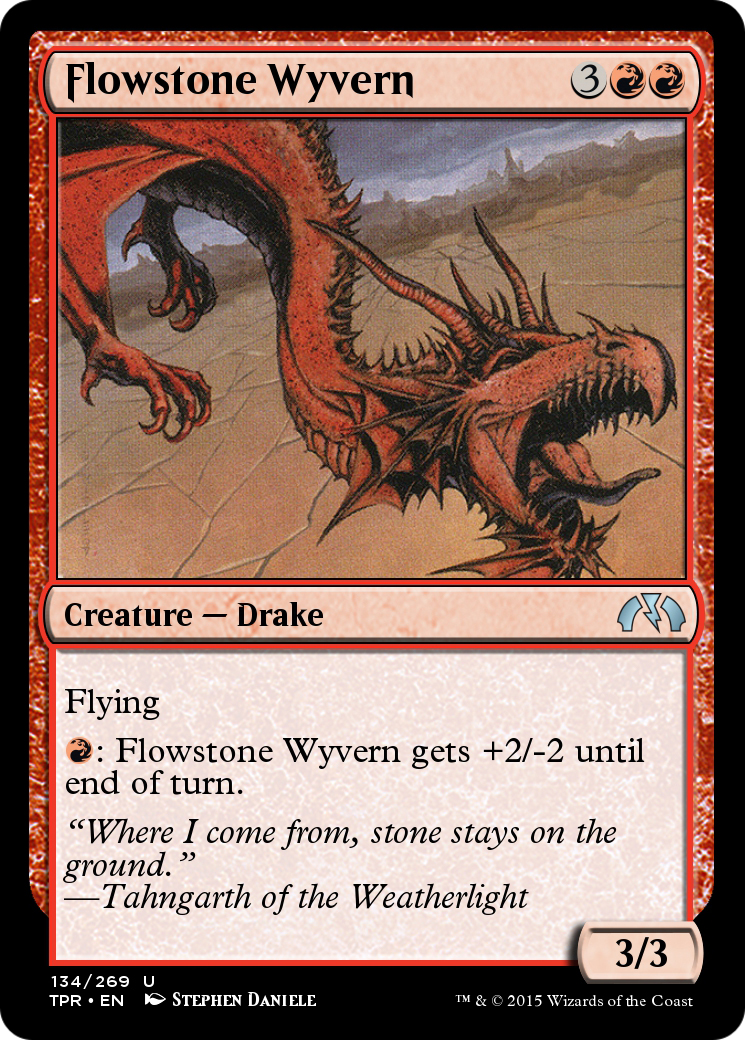Flowstone Wyvern (TPR-134) - Tempest Remastered Foil