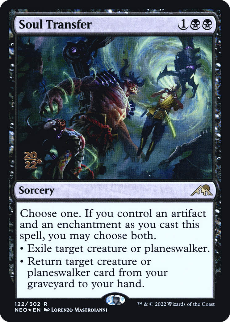 Soul Transfer (PRE-122S) - Kamigawa: Neon Dynasty Promos Foil