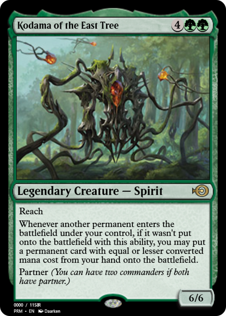 Kodama of the East Tree (PRM-86350) - Magic Online Promos Foil
