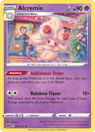 Alcremie 071/172 SWSH09 Brilliant Stars - Rare