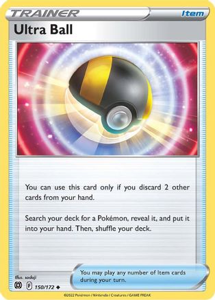 Ultra Ball 150/172 - Reverse Holofoil SWSH09 Brilliant Stars - Uncommon