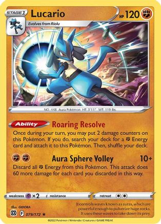 Lucario 079/172 Deck Exclusives - Promo