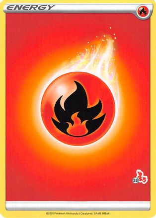 Fire Energy (#22 Cinderace Stamped) Battle Academy 2022 - Promo