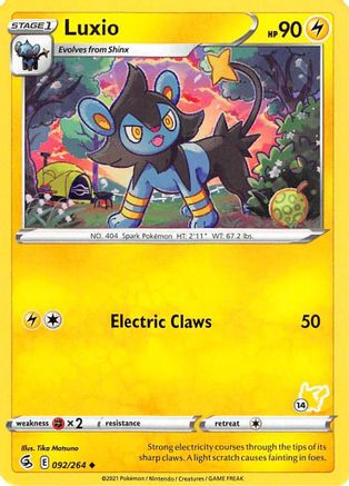 Luxio 092/264 Battle Academy 2022 - Promo