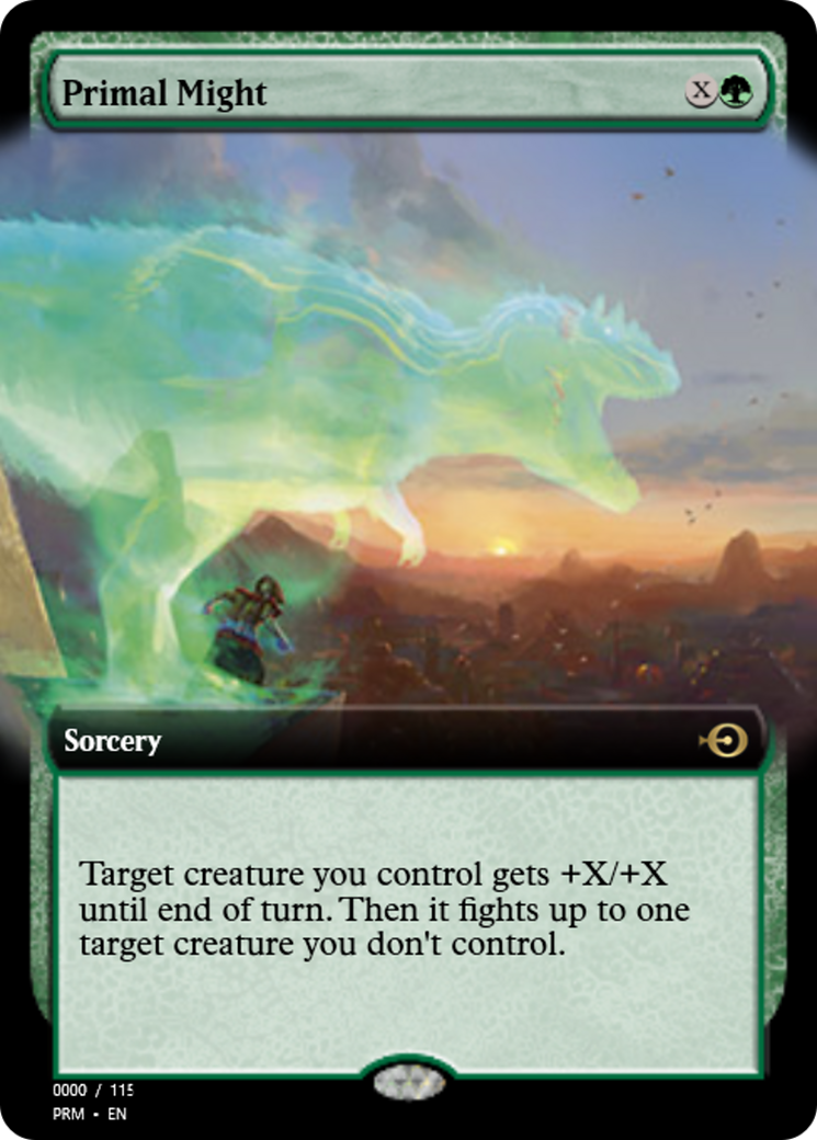Primal Might (PRM-81990) - Magic Online Promos Foil