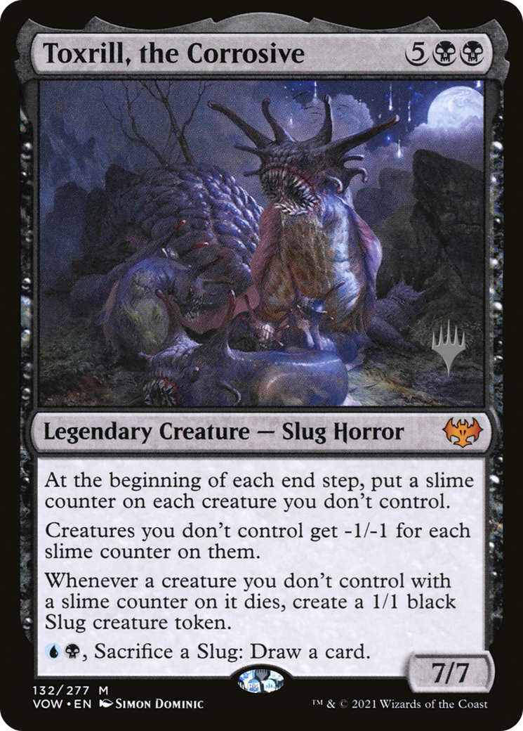 Toxrill, the Corrosive (PPDMU-132P) - Innistrad: Crimson Vow Promos Foil