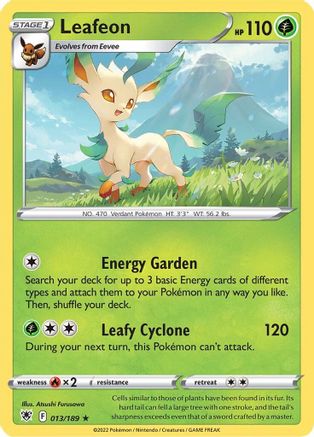 Leafeon 013/189 SWSH10 Astral Radiance - Rare