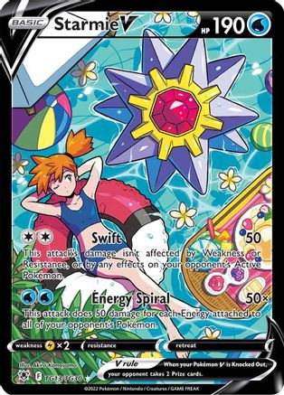 Starmie V TG13/TG30 - Holofoil SWSH10 Astral Radiance Trainer Gallery - Ultra Rare