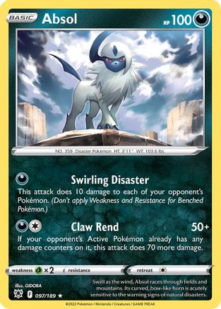 Absol 097/189 Deck Exclusives - Rare