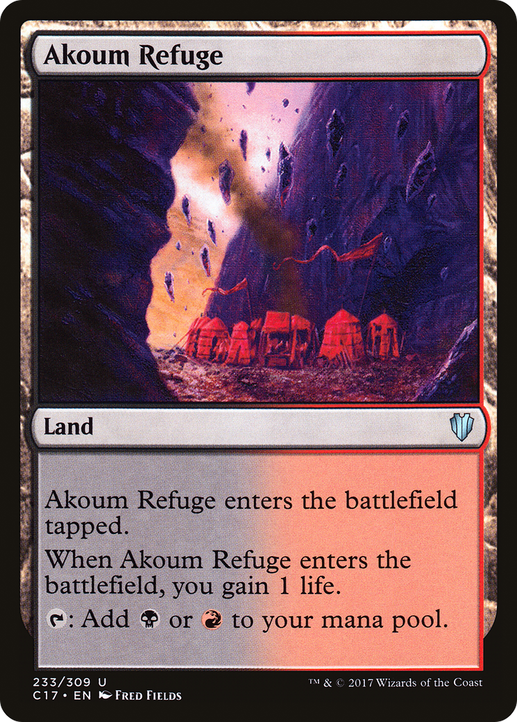 Akoum Refuge (C17-233) - Commander 2017