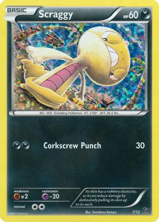 Scraggy 007/12 - Holofoil McDonalds Promos 2016 - Promo