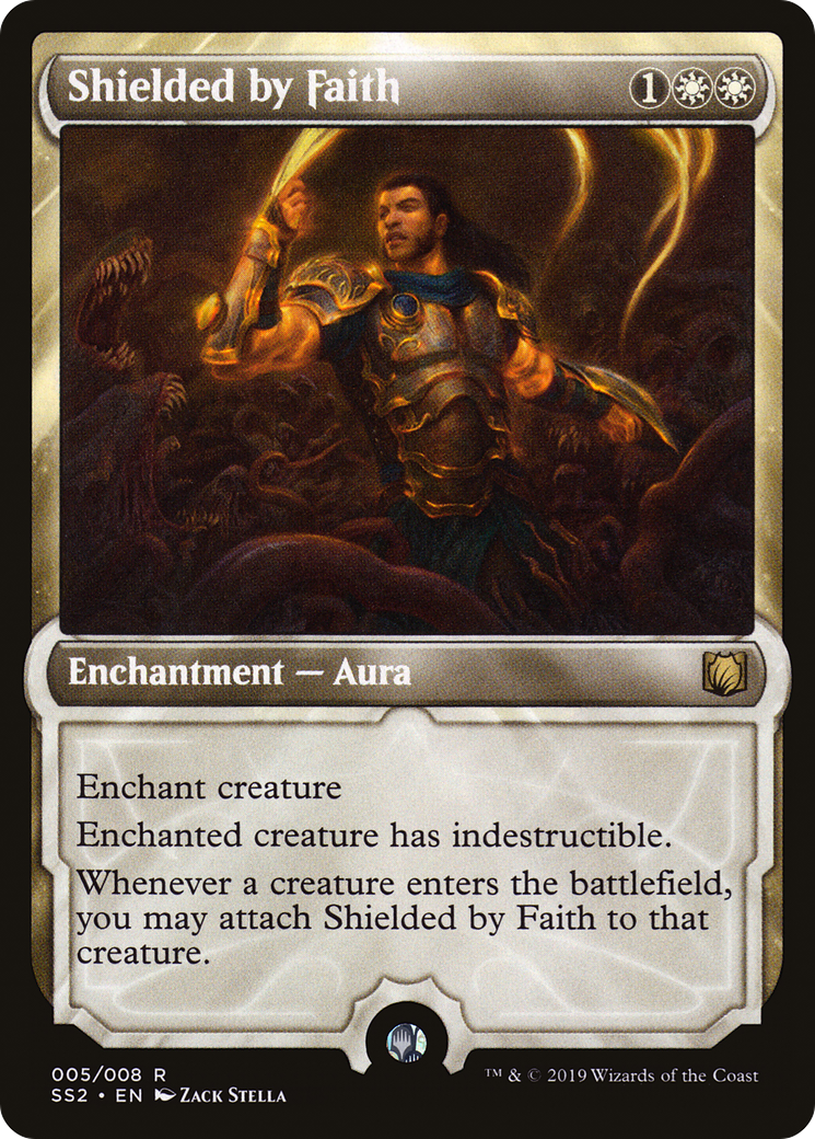 Shielded by Faith (SS2-005) - Signature Spellbook: Gideon Foil