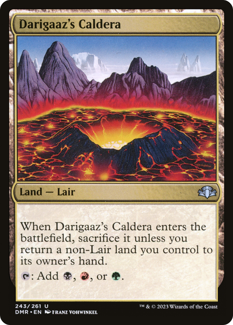 Darigaaz's Caldera (DMR-243) - Dominaria Remastered Foil