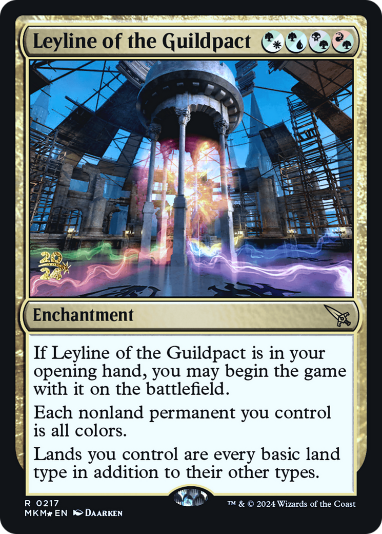 Leyline of the Guildpact (PRE-217S) - Murders at Karlov Manor Promos Foil