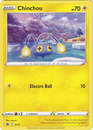 Chinchou 008/015 McDonalds Promos 2022 - Promo