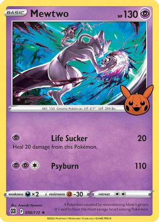 Mewtwo 056/172 - Holofoil Trick or Trade BOOster Bundle - Promo