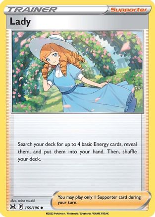 Lady 159/196 SWSH11 Lost Origin - Uncommon