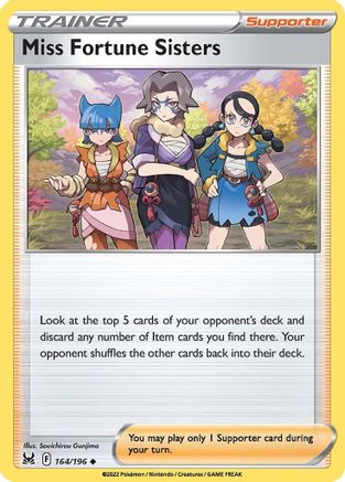 Miss Fortune Sisters 164/196 SWSH11 Lost Origin - Uncommon