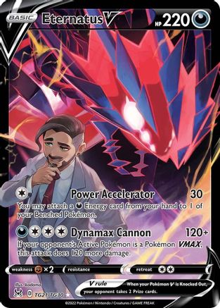 Eternatus V TG21/TG30 - Holofoil SWSH11 Lost Origin Trainer Gallery - Ultra Rare
