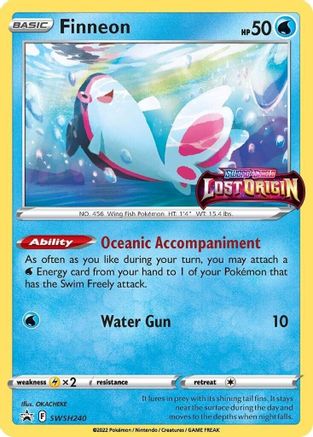 Finneon SWSH240 - Holofoil SWSH Sword & Shield Promo Cards - Promo