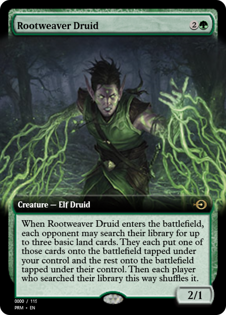Rootweaver Druid (PRM-86030) - Magic Online Promos Foil