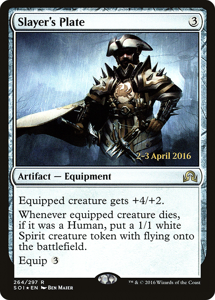 Slayer's Plate (PRE-264S) - Shadows over Innistrad Promos Foil