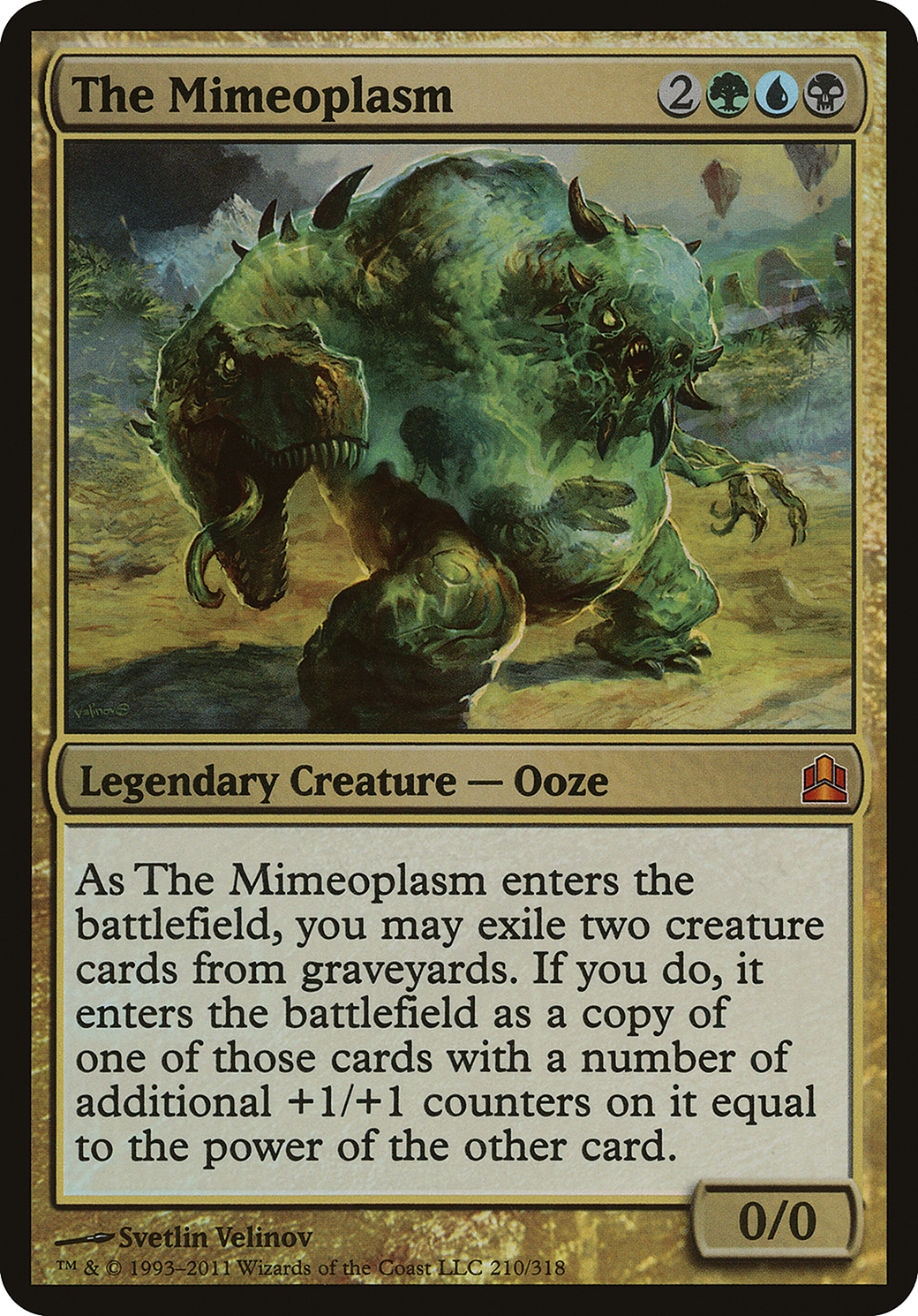The Mimeoplasm (Commander) (OVER-210) - Commander 2011 Oversized Foil