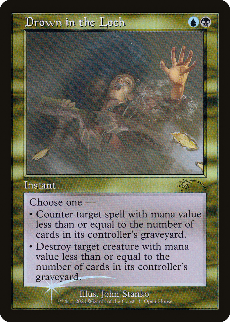 Drown in the Loch (Retro Frame) (OHP-004) - Wizards Play Network 2023 Foil