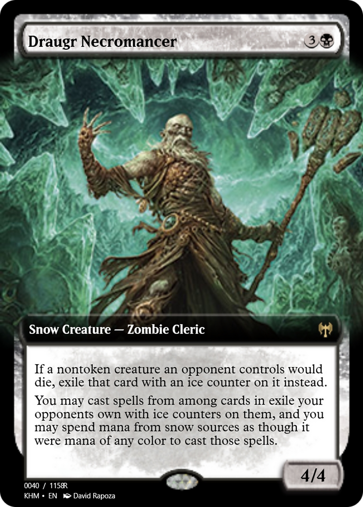 Draugr Necromancer (PRM-88280) - Magic Online Promos: (snow) Foil