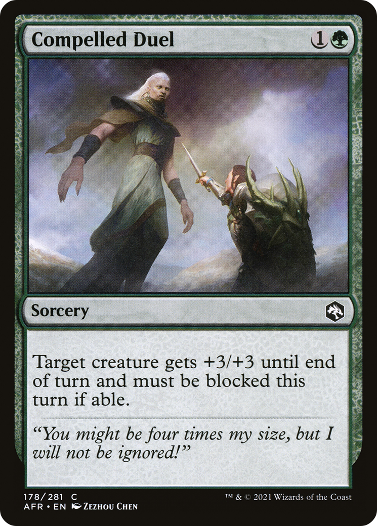 Compelled Duel (AFR-178) - Adventures in the Forgotten Realms Foil