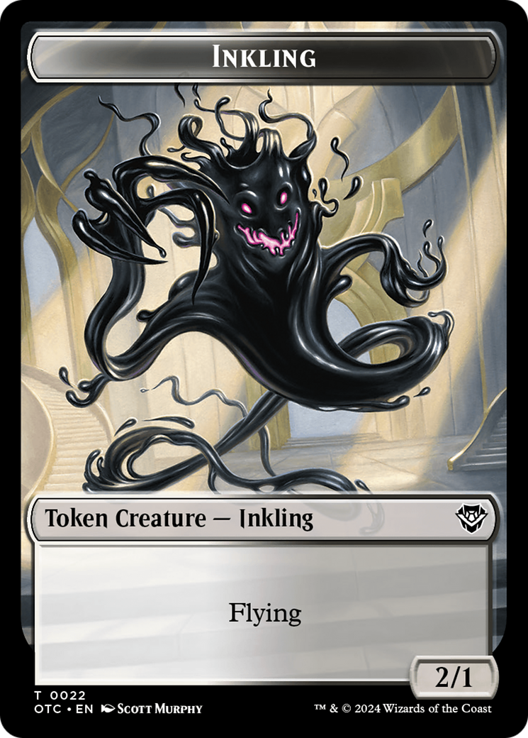 Inkling (TOTC-022) - Outlaws of Thunder Junction Commander Tokens Foil