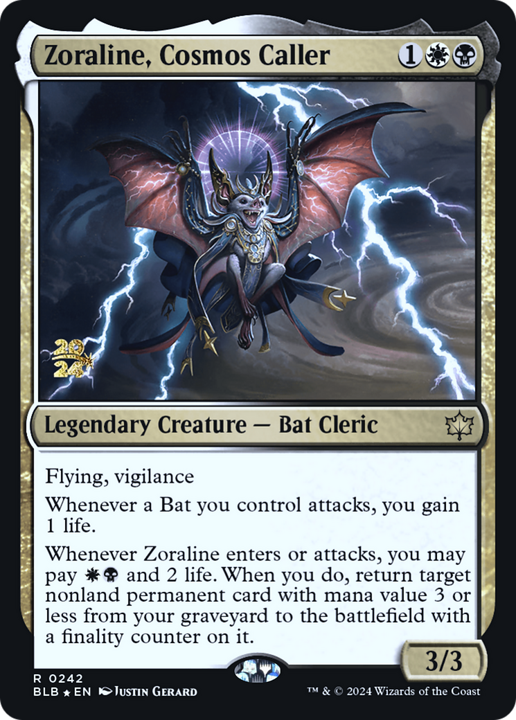 Zoraline, Cosmos Caller (PRE-242S) - Bloomburrow Promos Foil