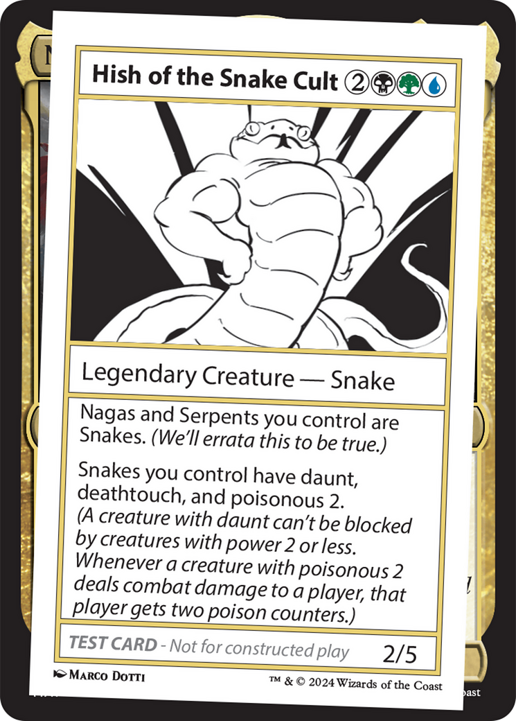 Hish of the Snake Cult (MB2PC-595) - Mystery Booster 2