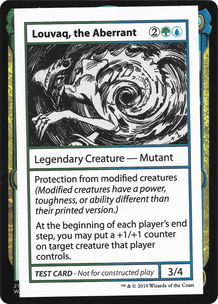 Louvaq, the Aberrant (No PW Symbol) (CMB1-095) - Mystery Booster Playtest Cards 2021