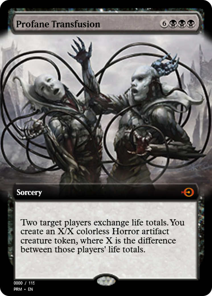 Profane Transfusion (PRM-85968) - Magic Online Promos