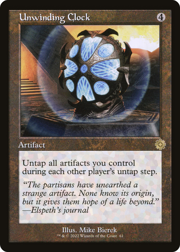 Unwinding Clock (BRR-061) - The Brothers' War Retro Artifacts