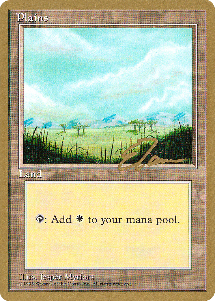 Plains (B) - 1996 Eric Tam (4ED) (WCD-) - Pro Tour Collector Set
