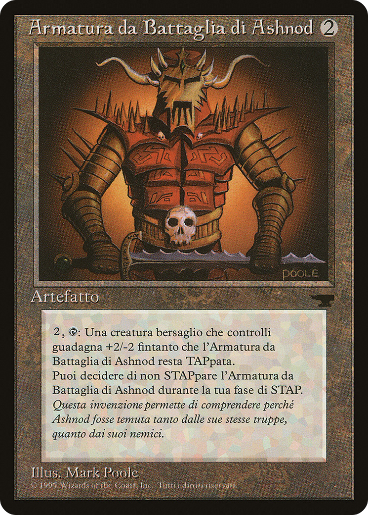 Ashnod's Battle Gear (Italian) - "Armatura da Battaglia di Ashnod" (REN-102) - Rinascimento