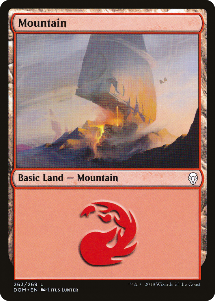 Mountain (263) (DOM-263) - Dominaria