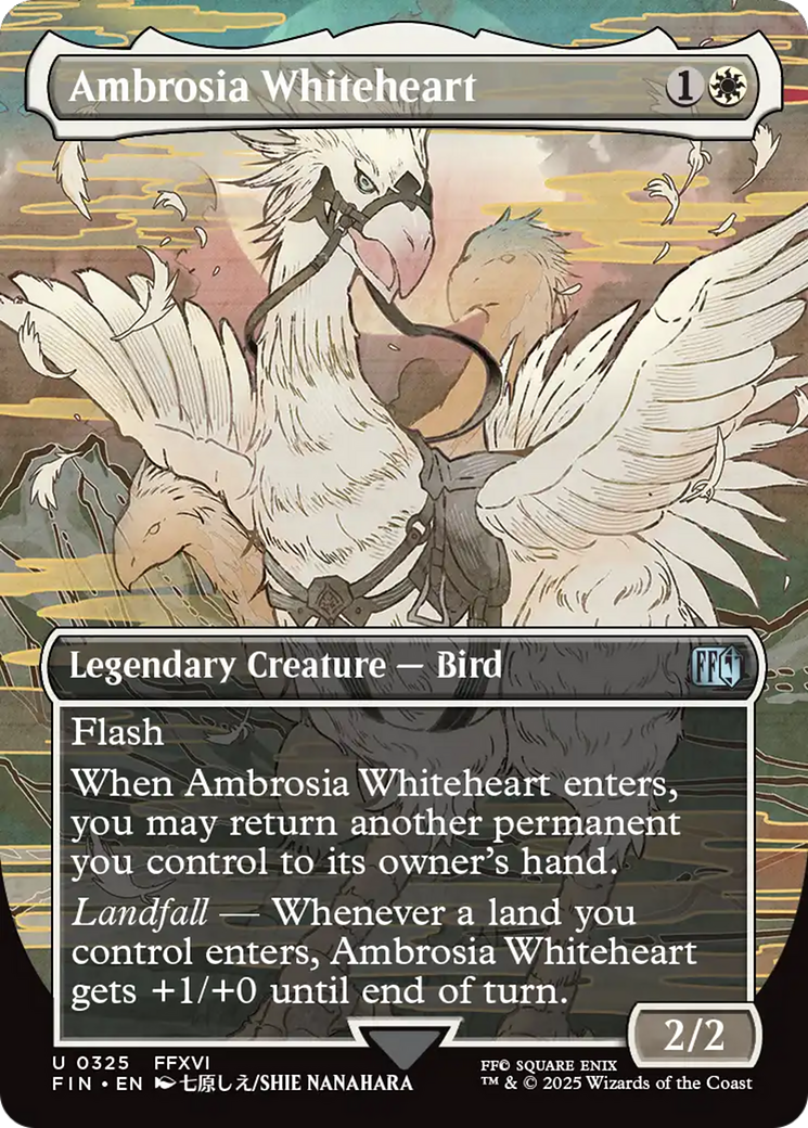 Ambrosia Whiteheart (FIN-325) - FINAL FANTASY (Borderless) Foil